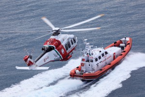 Guardia Costiera - Elicottero e motonave