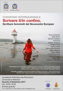 locandina Da tutta Europa a Messina per riflettere come le donne raccontano l’esilio 