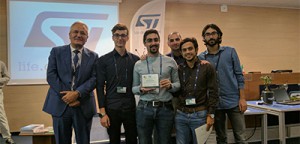 Foto del Team premiato all'ST Open Day di Catania