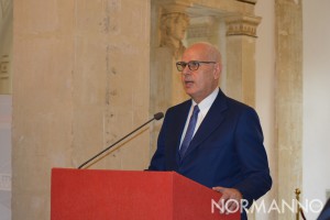 Primo piano di Dino Bramanti - Conferenza stampa ufficializzazione candidatura elezioni amministrative Messina