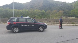 Foto auto dei Carabinieri di Saponara - Messina