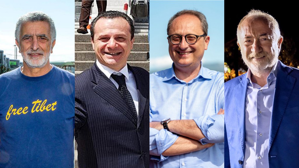 Foto di Accorinti, De Luca, Saitta e Sciacca: 4 dei 7 candidati sindaco alle amministrative 2018 di Messina