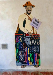 matteo salvini vu cumprà in un murales di Tvboy a Giardini Naxos – messina