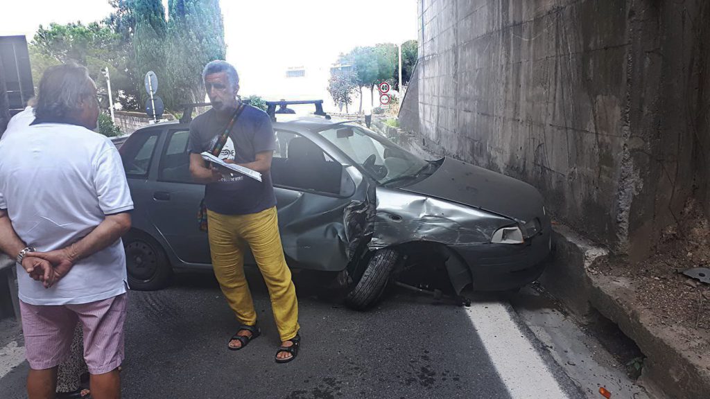 Incidente autostrada Renato Accorinti, svincolo Taormina