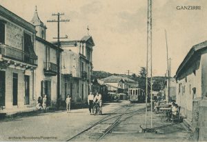 c'era una volta Messina: foto d'epoca del tram a ganzirri
