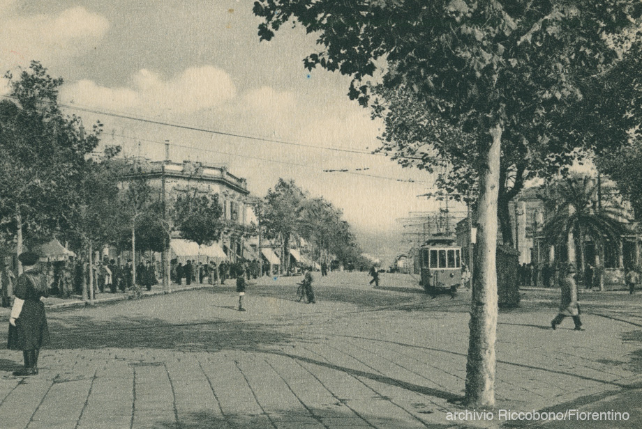 c'era una volta Messina: foto d'epoca del tram a piazza cairoli