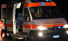 ambulanza di sera