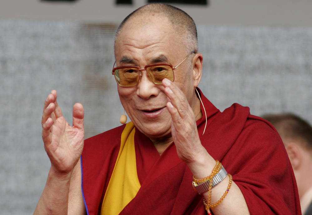 Foto del Dalai Lama - In vista della visita a Messina e Taormina