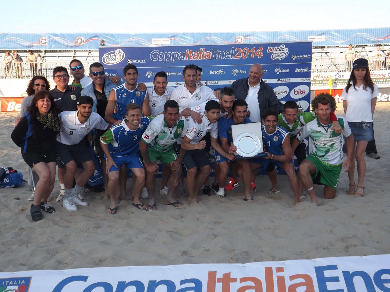 Il Villafranca Beach Soccer terzo classificato 1280x960