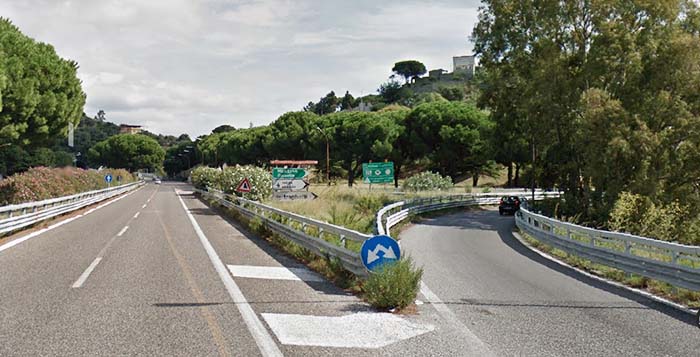 Foto dello svincolo autostradale Messina Boccetta