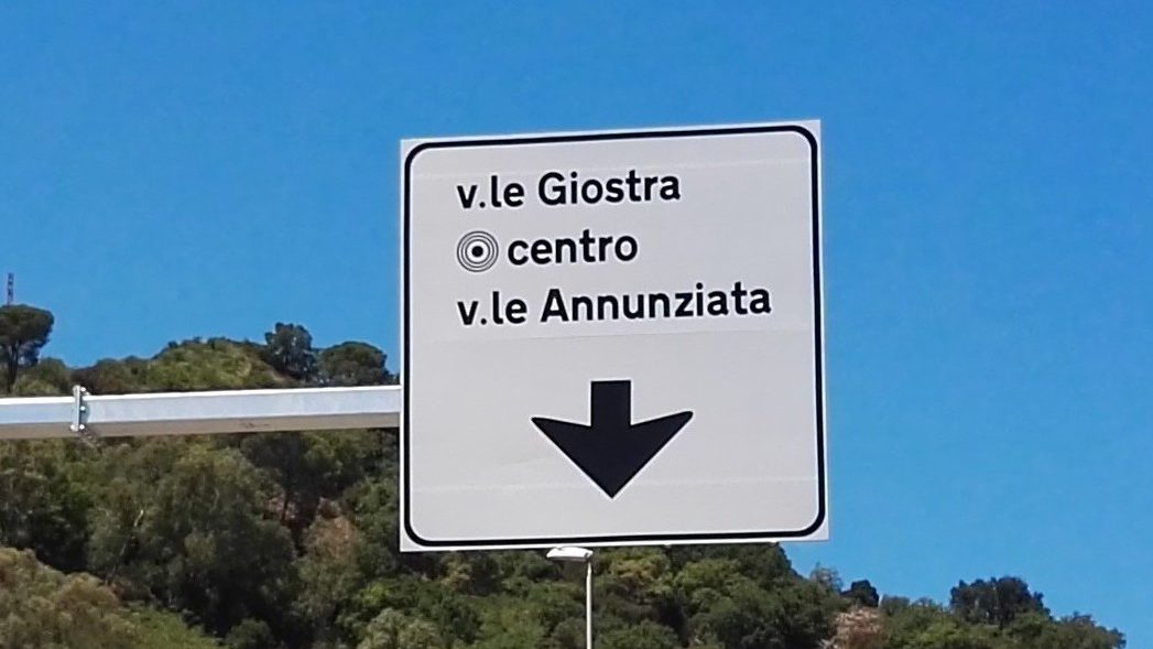 Foto apertura svincolo di Giostra - Messina - rotatoria