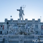 Fermata della Vara di fronte la Prefettura - Statua del Nettuno - Messina