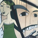 Foto pensilina del tram vandalizzata - Distrart Messina