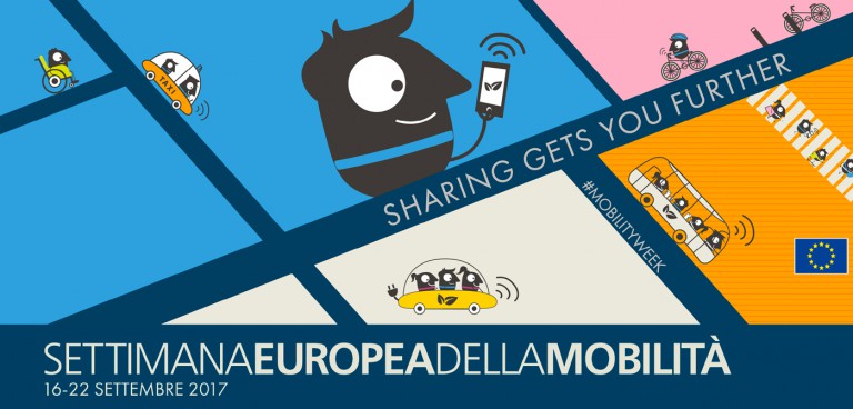 Locandina della Settimana Europea della Mobilità a Messina