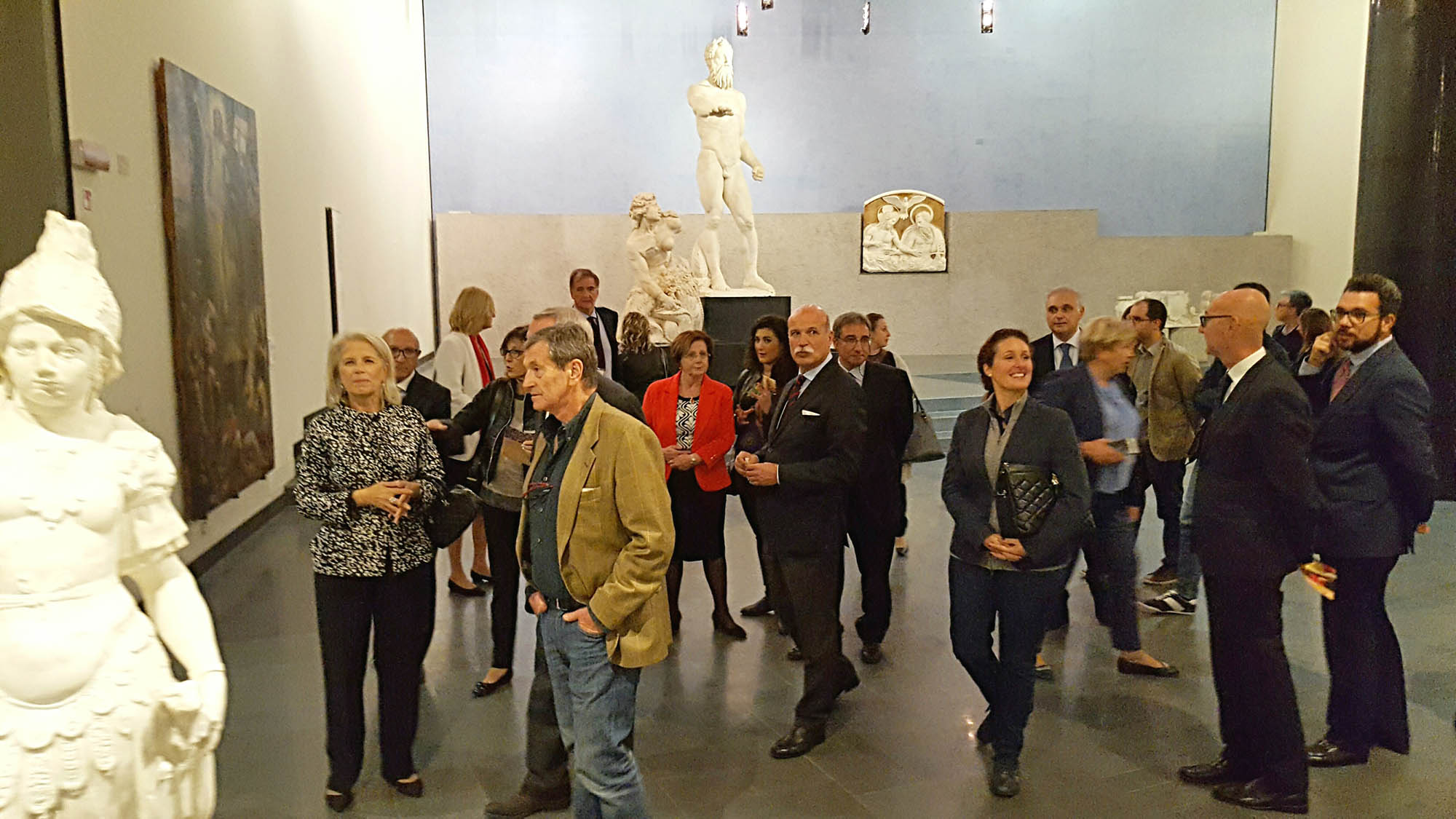 Visita durante l'inaugurazione di un tabernacolo restaurato al Museo regionale interdisciplinare di messina - MuMe