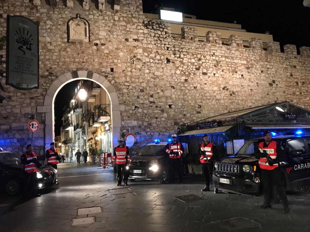 Foto sicurezza G7 Pari Opportunità Taormina - Carabinieri