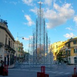 Foto dell'albero di Natale a Piazza Cairoli - Messina