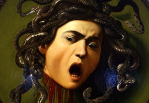 immagine dell'opera Medusa di Caravaggio
