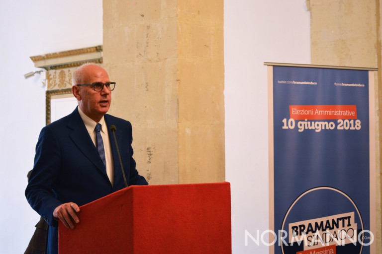 Foto della conferenza stampa di Dino Bramanti - Candidato sindaco di Messina