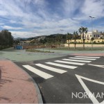Foto del parcheggio del centro commerciale, prossimo al completamento, sul viale Papardo, Messina