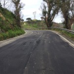 lavori sulla strada di collegamento tra il villaggio di S. Michele e Portella Castanea - messina