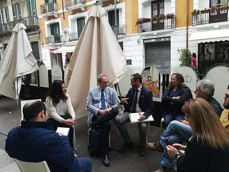 Antonio Saitta in via I Settembre