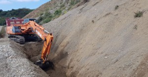 Lavori Panoramica dello Stretto, il vallone 8-5-18 - messina