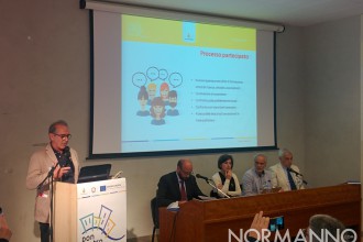 Foto della conferenza di presentazione dei progetti del PON Metro di Messina 2014-2020 - Intervento Sergio De Cola