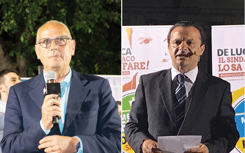 Foto confronto dei due candidati al ballottaggio, annullati i comizi per il 15 giugno a Messina