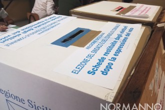 Foto dell'urna voti per le elezioni amministrative messina 2018