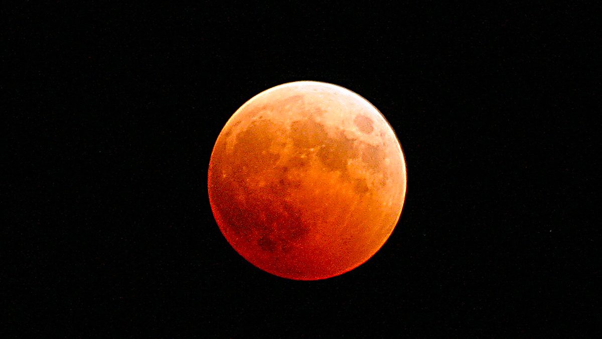 eclissi di luna - luna rossa