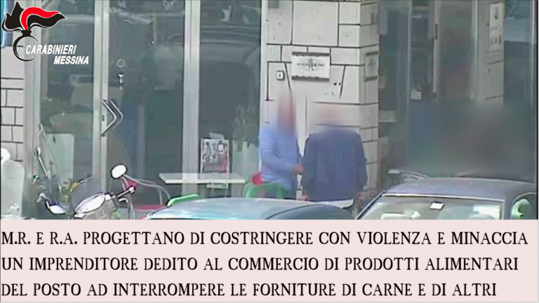 Fotogramma del video sull'Operazione "Polena" dei Carabinieri, arresto clan Spartà - Messina