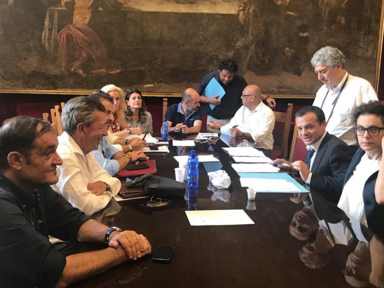 tavolo tecnico emergenza alberi - giunta De Luca - Messina