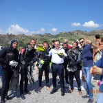 pulizia fondali santa margherita - messina - a opera del trinacria diving centre