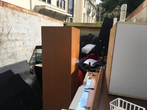 foto di rifiuti ingombranti raccolti dalla società partecipata messinaservizi - messina