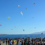Spiaggia sotto il Pilone piena al Festival degli Aquiloni di Messina 2019