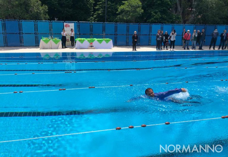 Foto inaugurazione piscina comunale di Messina - Villa Dante