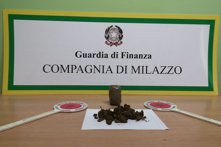 droga dell'arresto al porto di milazzo