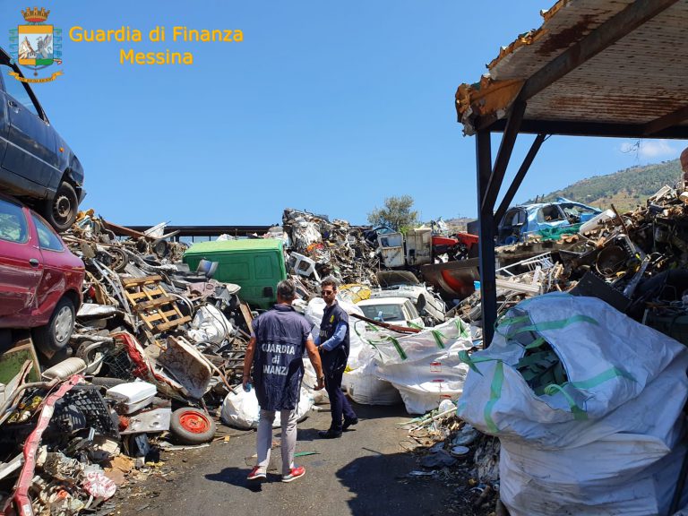 deposito abusivo rifiuti speciali e pericolosi capo d'orlando