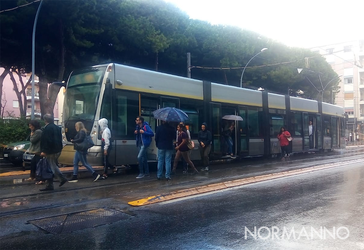 tram bloccato a Messina