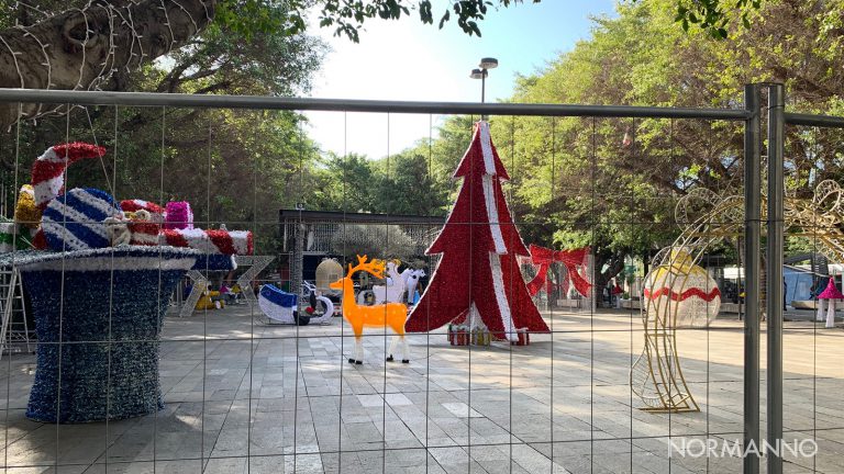 giardino delle luci di piazza cairoli dopo la rimozione del telone