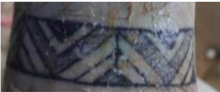 Foto tatuaggio tribale sul polso - sub morto castel di tusa