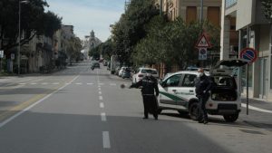 coronavirus. controlli della polizia metropolitana di messina