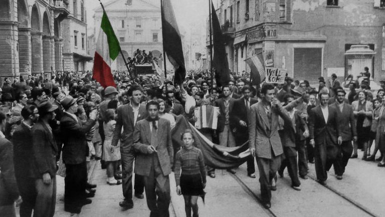 25 aprile, festa della liberazione, foto d'epoca