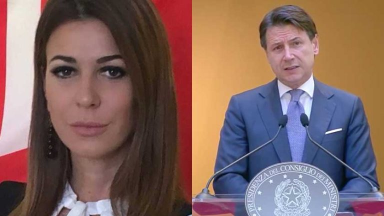 collage di matilde siracusano e giuseppe conte
