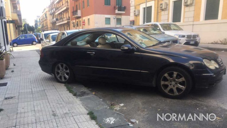 auto parcheggiata male a messina