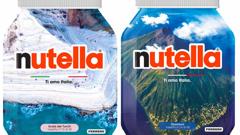 Nutella, Ti amo Italia - Stromboli, Scala dei Turchi