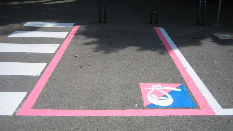 parcheggi rosa