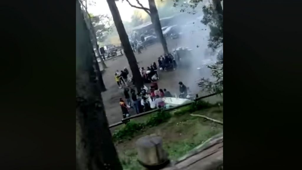 assembramenti sui colli san rizzo, a musolino, a messina