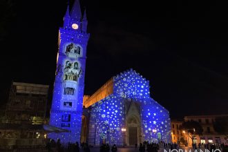 natale 2020 a messina: piazza duomo illuminata